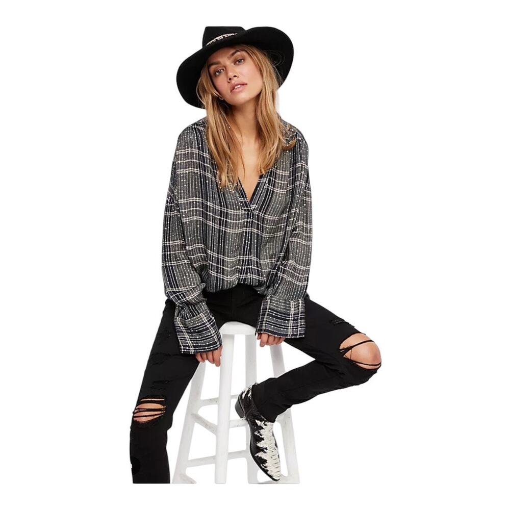 Free People Fearless Love Top Women Small